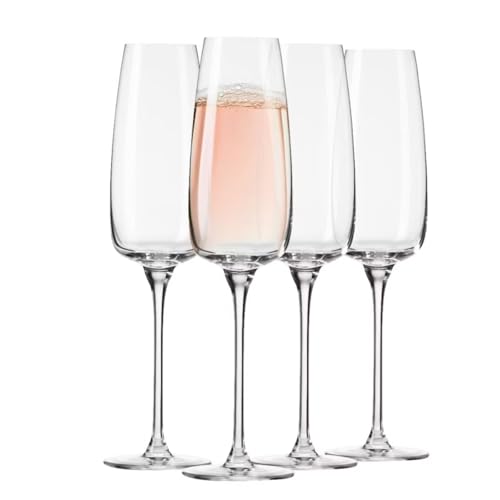 Krosno - Champagnergläser Modern 4 x 220ml | Prosecco Gläser | Hochzeitsgeschenk | Spülmaschine | Kristallglas | Bleifreies Glas | Langlebig | Kratzfest | Langlebig | Kratzfest Krosno - Champagnergläser Modern 4 x 220ml | Prosecco Gläser | Hochzeitsgeschenk | Spülmaschine | Kristallglas | Bleifreies Glas | Langlebig | Kratzfest | Langlebig | Kratzfest von Krosno