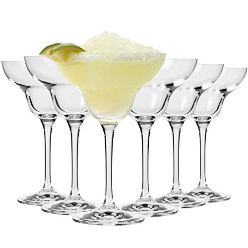 Krosno Margarita-Gläser Cocktailgläser | Set von 6 | 270 ML | MIXOLOGY Kollektion | Perfekt für Zuhause, Restaurants und Partys | Spülmaschinenfest von Krosno