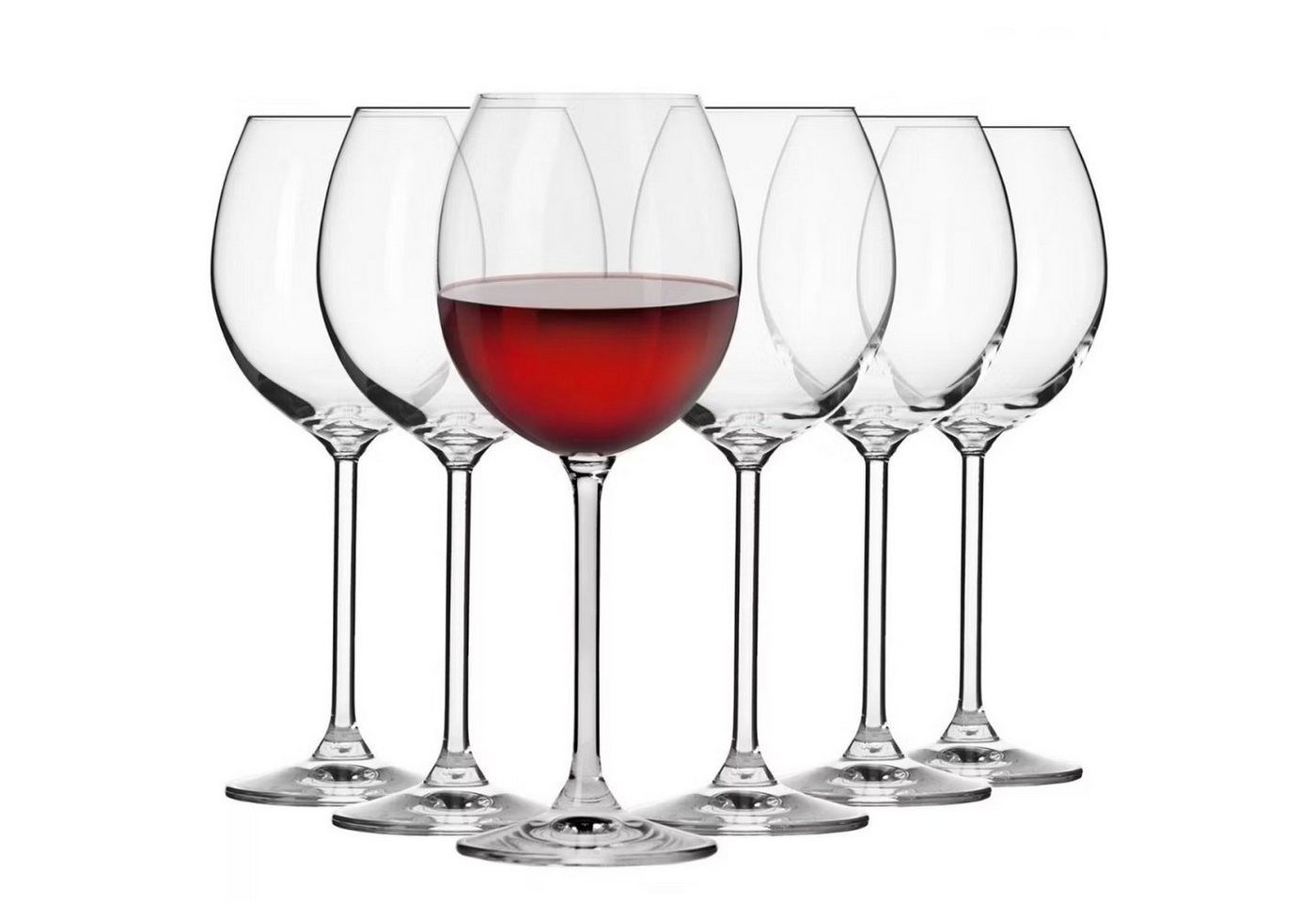 Krosno Rotweinglas F5754130350C5000, Glas, Venezia Rotweingläser 350 ml von Krosno