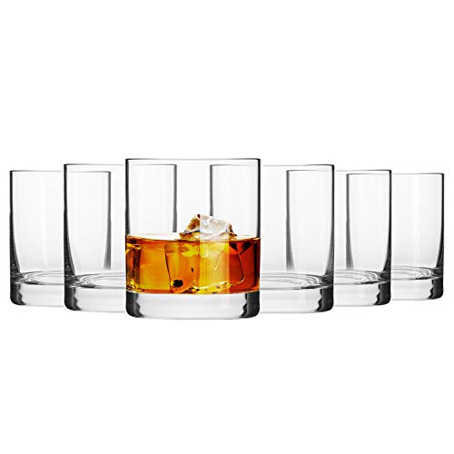 Krosno Whisky-Gläser Tumbler | Set von 6 | 300 ML | Blended Kollektion | Perfekt für Zuhause, Restaurants und Partys | Spülmaschinenfest von Krosno