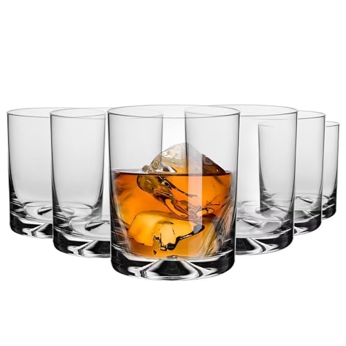 Krosno - Whiskygläser 6er Set, 350 ml, Mixology Kollektion - Rum Whiskey Gläser Rumgläserser - Tumbler Cocktail Glas - Spülmaschinenfest von Krosno