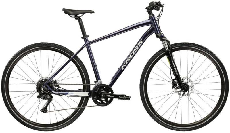 Kross Crossrad Crossrad Herren 28" Evado 5.0 blau 18 Gänge, 18 Gang Shimano CUES U3020 Schaltwerk, Kettenschaltung Kross Crossrad Crossrad Herren 28" Evado 5.0 blau 18 Gänge, 18 Gang Shimano CUES U3020 Schaltwerk, Kettenschaltung von Kross