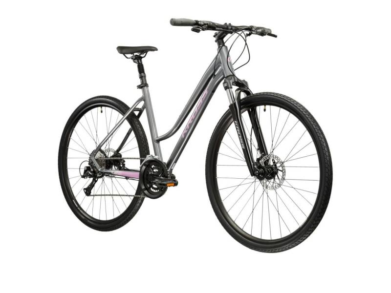 Kross Crossrad KROSS Crossrad Damen 28" Evado 4.0 grau 16 Gänge, 16 Gang Shimano ACERA M3020 Schaltwerk, Kettenschaltung Kross Crossrad KROSS Crossrad Damen 28" Evado 4.0 grau 16 Gänge, 16 Gang Shimano ACERA M3020 Schaltwerk, Kettenschaltung von Kross