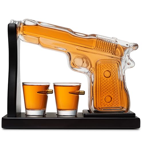 Krown Kitchen - Whisky Karaffe - alkohol pistole - Gewehr - Whiskey Karaffe Set von Krown Kitchen