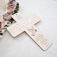 Holzkreuz Taufe | Taufkreuz | Personalisiert von KrowoodShop