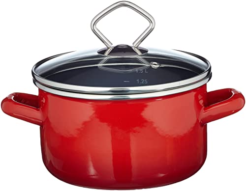 Karl Krüger 31716RO Kochtopf, Rot von Karl Krüger