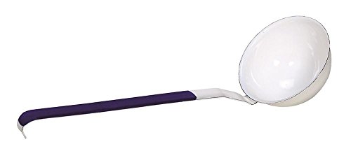 Karl 4710/B Krüger Husum 10 cm Schöpflöffel, Stahl, weiß mit blauem rand, 36,5 x 10 x 0,2 cm Karl 4710/B Krüger Husum 10 cm Schöpflöffel, Stahl, weiß mit blauem rand, 36,5 x 10 x 0,2 cm von Karl Krüger