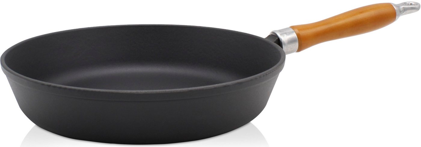 Krüger Bratpfanne Einsenguss Pfanne RUSTICA, Gusseisen (1-tlg), für Induktions-Kochfelder geeignet von Krüger
