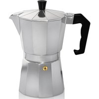 Krüger Espressokocher "Italiano", 0,45 l Kaffeekanne, traditionell italienisch, aus Aluminium, mit Silikon-Dichtungsring von Krüger