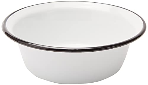 Krüger Schüssel Weiss, 24 cm, Weiß-schwarz von KRÜGER