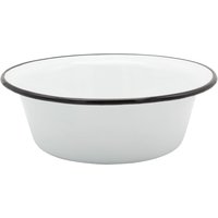 Krüger Schüssel "Emaille-Schüssel" 1 Stk. aus Emaille emailliert, geruchsneutral, geschmacksneutral, kratzfest, schnittfest von Krüger