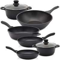 Krüger Topf-Set "Leipzig" Set, 8 Stk. tlg. Aluminiumguss von Krüger