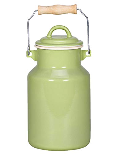 Karl Krüger Milchkanne Juist 2 Liter/13 cm, Emaille, Grün, 13 cm Karl Krüger Milchkanne Juist 2 Liter/13 cm, Emaille, Grün, 13 cm von KRÜGER
