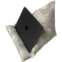 Buchstütze Lesekissen Ipad Kissen Tablet Leseknochen Tabletkissen Pusteblume Samt von KruemelsAtelier