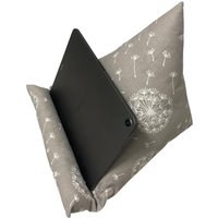 Buchstütze Lesekissen Ipad Kissen Tablet Leseknochen Tabletkissen Pusteblume von KruemelsAtelier