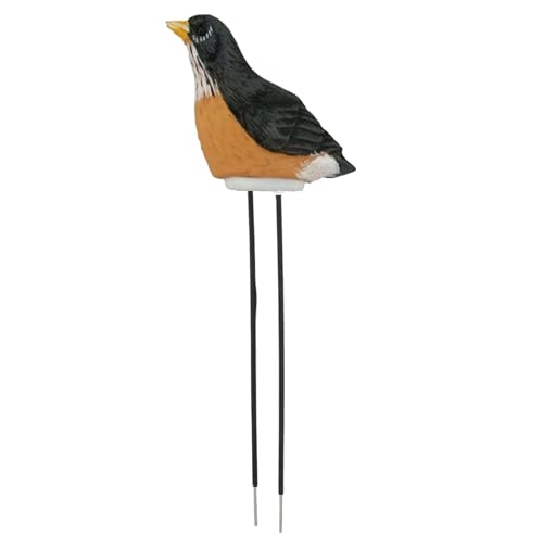 Krujecnt Bodenfeuchtigkeitsmessgerät, Vogel-Förmiger Feuchtigkeitssensor Für Pflanzen, Kunstharz Deko Für Innenbereich Außenbereich Garten Gewächshaus Rasen Topfpflanzen Bonsai von Krujecnt