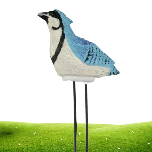 Krujecnt Bodenfeuchtigkeitsmessgerät,Vogel-Förmiger Feuchtigkeitssensor Für Pflanzen - Kunstharz Deko Für Innenbereich Außenbereich Garten Gewächshaus Rasen Topfpflanzen Bonsai von Krujecnt