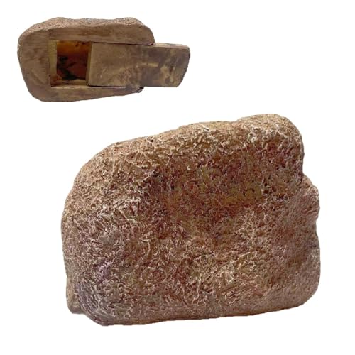 Krujecnt Felsen Schlüsselhalter für den Außenbereich | Kunststein Sicherheitsbox Für Draußen Garten - Dekorative Aufbewahrung Für Haus Hof Schuppen Gartenhaus Terrasse Garage Mieter Gäste Krujecnt Felsen Schlüsselhalter für den Außenbereich | Kunststein Sicherheitsbox Für Draußen Garten - Dekorative Aufbewahrung Für Haus Hof Schuppen Gartenhaus Terrasse Garage Mieter Gäste von Krujecnt