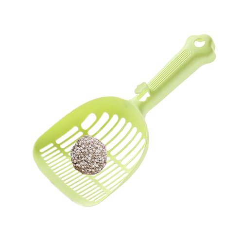 Krujecnt Katzenstreuschaufel | Tiefenreinigung Für Katzentoilette | Ergonomische Schaufel mit langem Griff und Sieb für effiziente Reinigung im Haushalt, einfaches Schöpfen für Haustiere und Kätzchen von Krujecnt