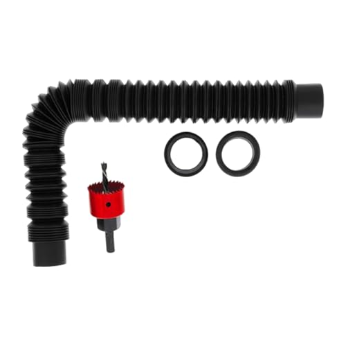 Krujecnt Regenwassertonnen Umleiter Bausatz - Wasserfass Anschluss Kit | Anschluss Set Regenwasser Adapter Für Unterirdisch Außenbereich Dachrinne Einfahrt Bewässerung Gartenbewässerung Terrasse von Krujecnt