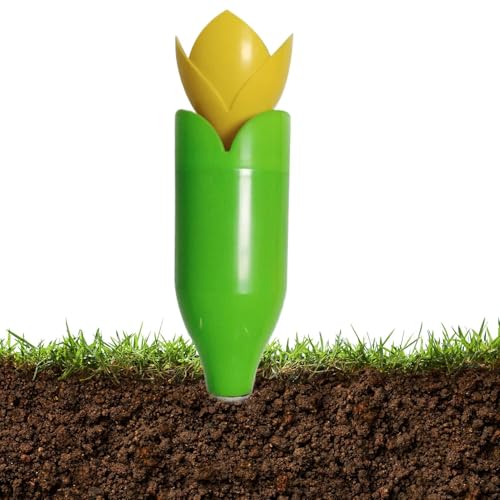 Krujecnt Selbstbewässernder Pflanzentopf Tropf | Pflanzen Tropfer Spikes für Zimmerpflanzen - Automatische Langzeitbewässerung für Rasen Garten Gewächshaus Terrasse von Krujecnt