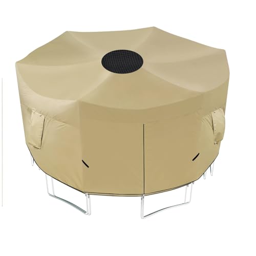 Krujecnt Trampolin Zelt | Markise Trampolin Abdeckung Mit UV Schutz | Faltbare wasserdichte Reißfeste Zeltabdeckung Für Garten Terrasse Hof Krujecnt Trampolin Zelt | Markise Trampolin Abdeckung Mit UV Schutz | Faltbare wasserdichte Reißfeste Zeltabdeckung Für Garten Terrasse Hof von Krujecnt
