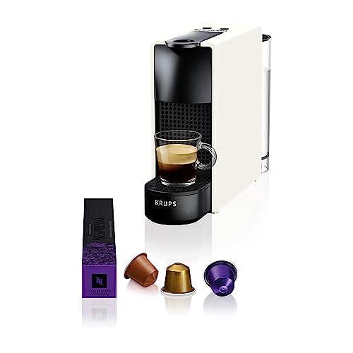 Nespresso Krups XN1101 Essenza Mini Kaffeekapselmaschine, 1260W, weiß, 0,7 Liter Nespresso Krups XN1101 Essenza Mini Kaffeekapselmaschine, 1260W, weiß, 0,7 Liter von Nespresso