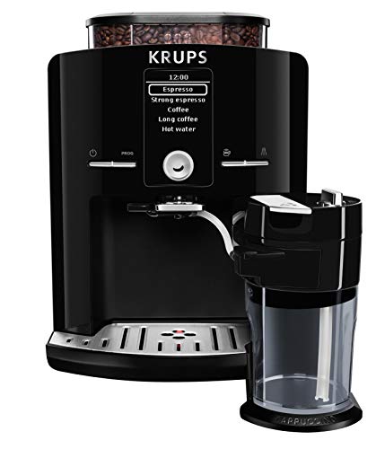 KRUPS EA8298 Kaffeevollautomat Latt'Espress One-Touch-Funktion | 1,7 L | 15 bar | LC Display | Cappuccinatore | schwarz KRUPS EA8298 Kaffeevollautomat Latt'Espress One-Touch-Funktion | 1,7 L | 15 bar | LC Display | Cappuccinatore | schwarz von Krups