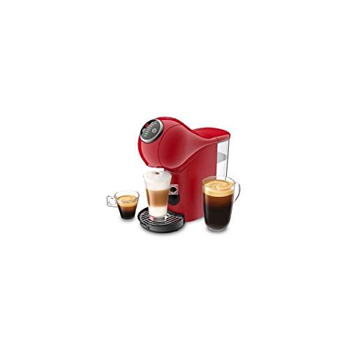 KRUPS Genio S Plus - Espressomaschine BooFunction XL Heiße und kalte Getränke - Entkalkungsanzeige - Rot - YY4444FD von Krups