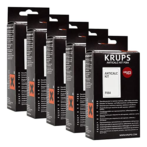 Krups Anticalc Kit* F054 Entkalker, Kalkreiniger, Kalkentferner, 5er Pack von Krups