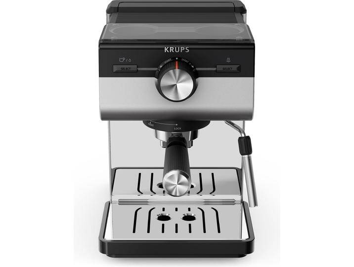 Krups CALVI ALUMINIUM (XP384E10), Kaffeevollautomat, Schwarz von Krups