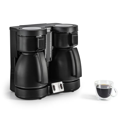 Krups Doppelkaffeeautomat KT8501 Duothek Therm Schwarz von Krups