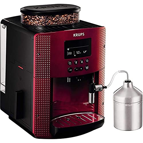 Krups EA816570 Kaffeemaschinen, Espresseria Automatic Display, 1 Tassen, rot von Krups