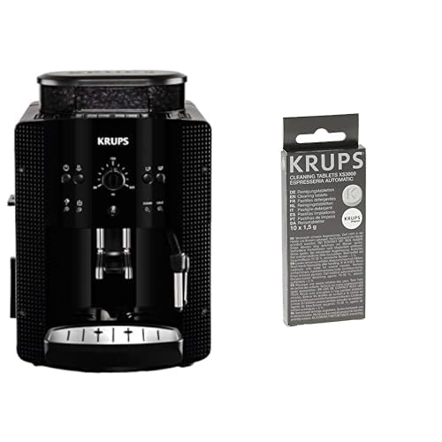 Krups Essential EA810870 Kaffeevollautomat | Espresso und Kaffee & Reinigungstabletten XS3000 | für alle Kaffeevollautomaten 10 Stück | hygienische Komplett-Reinigung | einfache Verwendung Krups Essential EA810870 Kaffeevollautomat | Espresso und Kaffee & Reinigungstabletten XS3000 | für alle Kaffeevollautomaten 10 Stück | hygienische Komplett-Reinigung | einfache Verwendung von KRUPS