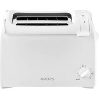 Krups KH1511 Toaster mit eingebautem Brötchenaufsatz Weiß von Krups