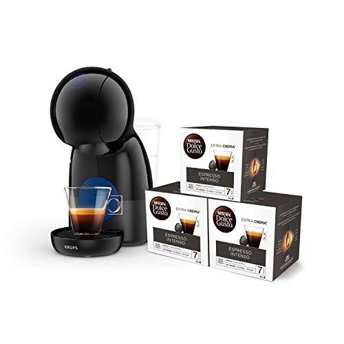 Krups KP1A05CA Piccolo Xs und Espresso, Schwarz und Rot von Krups