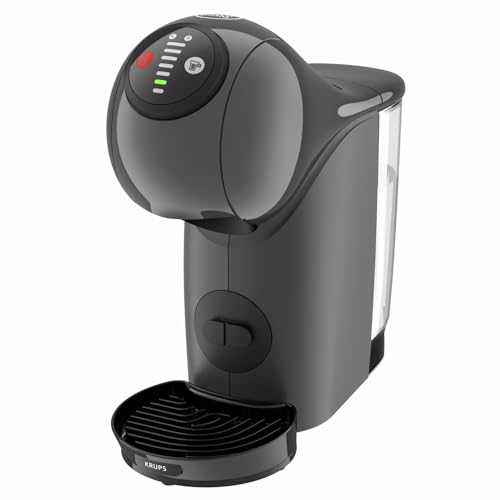 NESCAFÉ Dolce Gusto Genio S by KRUPS, Kaffeekapselmaschine, 15 Bar, ultra-kompakt, Hochdruck, über 30 Kaffeekreationen, wählbare Getränkegröße, Auto-Abschaltung, anthrazit, KP243B von NESCAFÉ DOLCE GUSTO