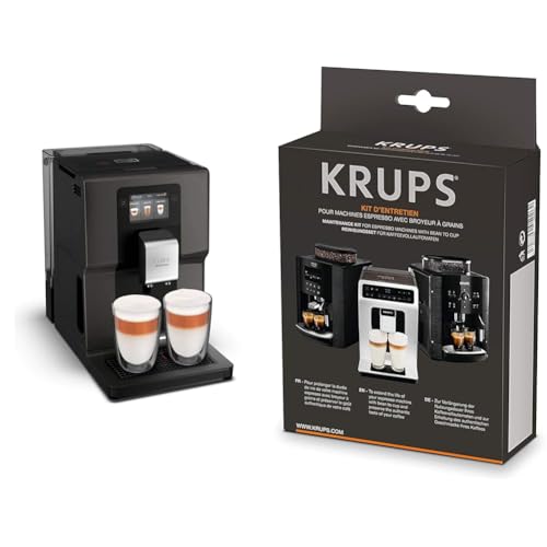 Krups Kaffeevollautomat EA872B Intuition Preference & XS5300 Reinigungs- u. Pflegeset für Kaffeevollautomaten von Krups