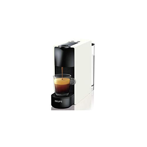 Krups Nespresso Essenza Mini Pure white Kaffeemaschine Kaffeebereiter Kaffeekapsel Espresso Style Barista Kompaktmaschine YY2912FD von Nespresso