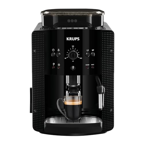 Krups Roma EA81M8 Espressokocher 1,7 l, 3 Temperaturstufen, 3 gemahlene Texturen, Schwarz von KRUPS