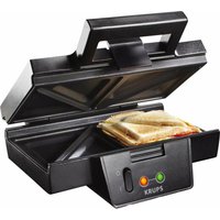 Krups Sandwichmaker "FDK451", 850 W, antihaftbeschichtete Platten, Aufheiz- und Temperaturkontrollleuchte von Krups