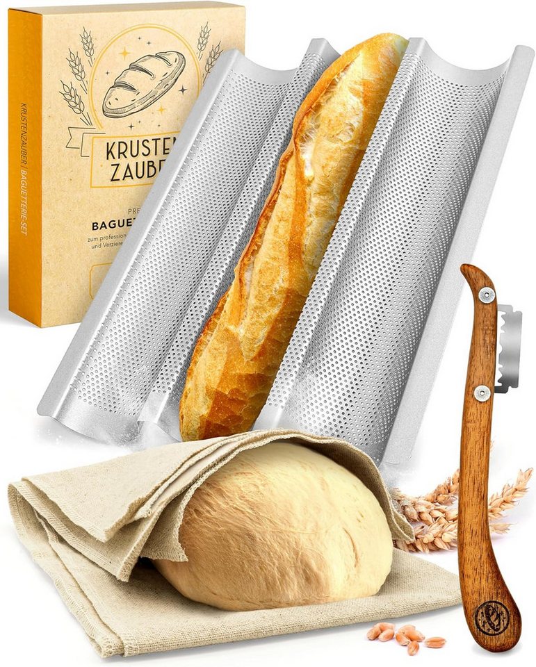 Krustenzauber Brotbackform KRUSTENZAUBER Gusseisen Topf zum Brotbacken & andere Brotbackformen von Krustenzauber