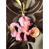 Rosa Und Violette Mlp Gold Spielzeug Ornament Mit Glitter von KrystalGifts