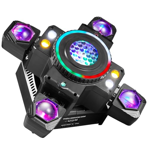 Moving Head Led 150W discolicht partylicht RGBW Bühnenlicht rotation Soundaktivierter Lichteffekt mit 4 Lichtarmen für DJ Bar Party Hochzeit Club Scheinwerfer Moving Head Led 150W discolicht partylicht RGBW Bühnenlicht rotation Soundaktivierter Lichteffekt mit 4 Lichtarmen für DJ Bar Party Hochzeit Club Scheinwerfer von Kryvella