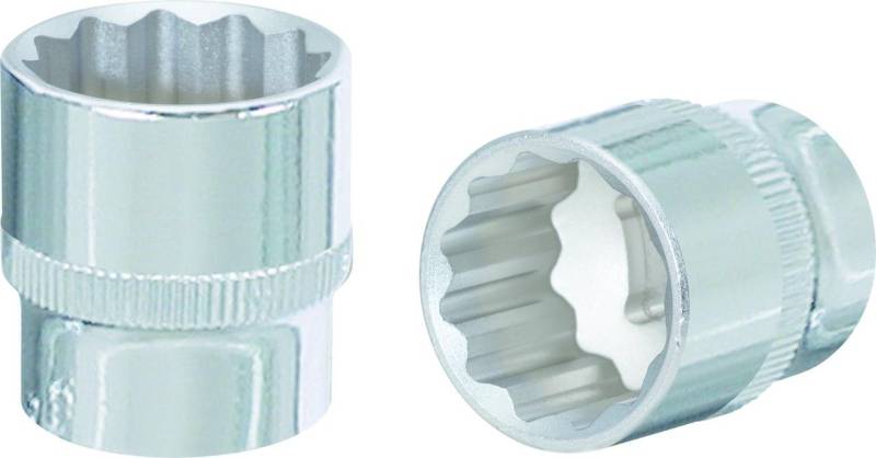 KS Tools Stecknuss 3/8" CHROMEplus 12-kant-Stecknuss, 9/32" von Ks Tools
