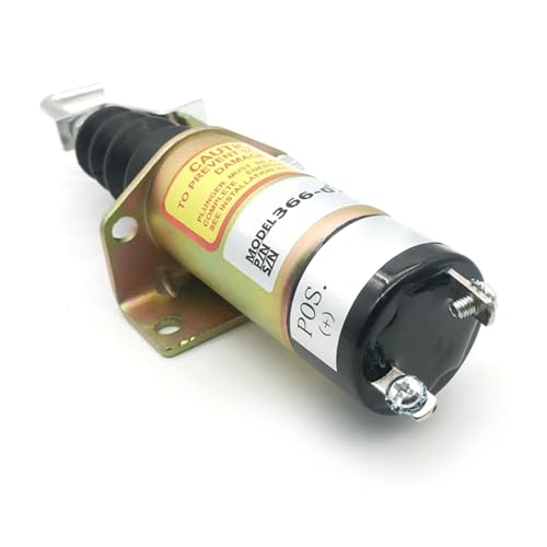 12 V 24 V Ölabsperr-Magnetspule 366-07197 366-07198 für elektrischen Generatormotor SK75-8 Stop Stop von Ksikdeg