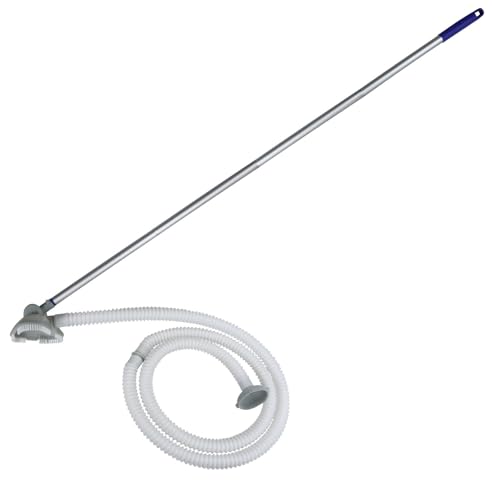 Effizienter Pool-Staubsauger mit verstellbarem Schlauch und Teleskopstange für Bodenschwimmbäder, Whirlpools, mühelose Pool-Staubsaugerbürste von Ksikdeg