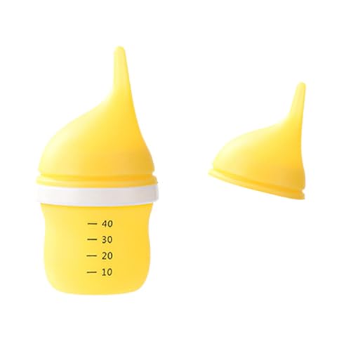 Kitten Stillflaschen-Set, lebensmittelechtes Silikon, Futterspender für Neugeborene und Katzen, mit ergonomischem Griff und Mehrzweck-Design, für Neugeborene, Kätzchen, Fläschchen-Set von Ksikdeg