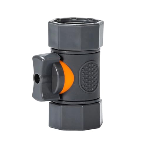 Korrosionsbeständiger ABS-Ventiladapter, doppelte 6 mm Innengewindeanschlüsse für effiziente Wasserrohrverbindung, verschleißfeste Sanitärventile mit Doppelanschlüssen von Ksikdeg