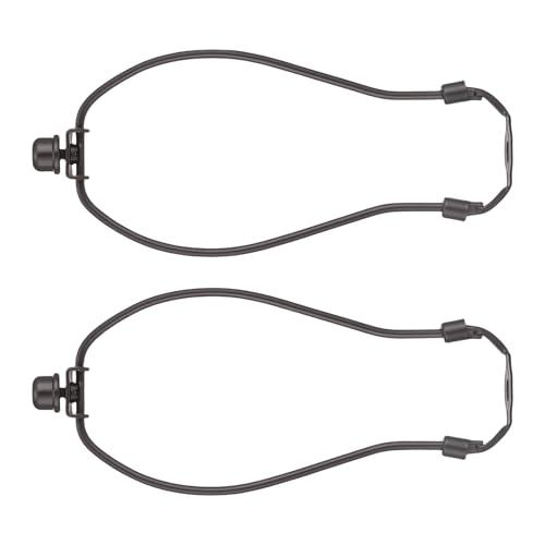 Ksikdeg 2 Stück Dekorative Lampe Harfe Rahmen Hardware Textur Tragbare Lampenschirme Halter für Leuchten von Ksikdeg